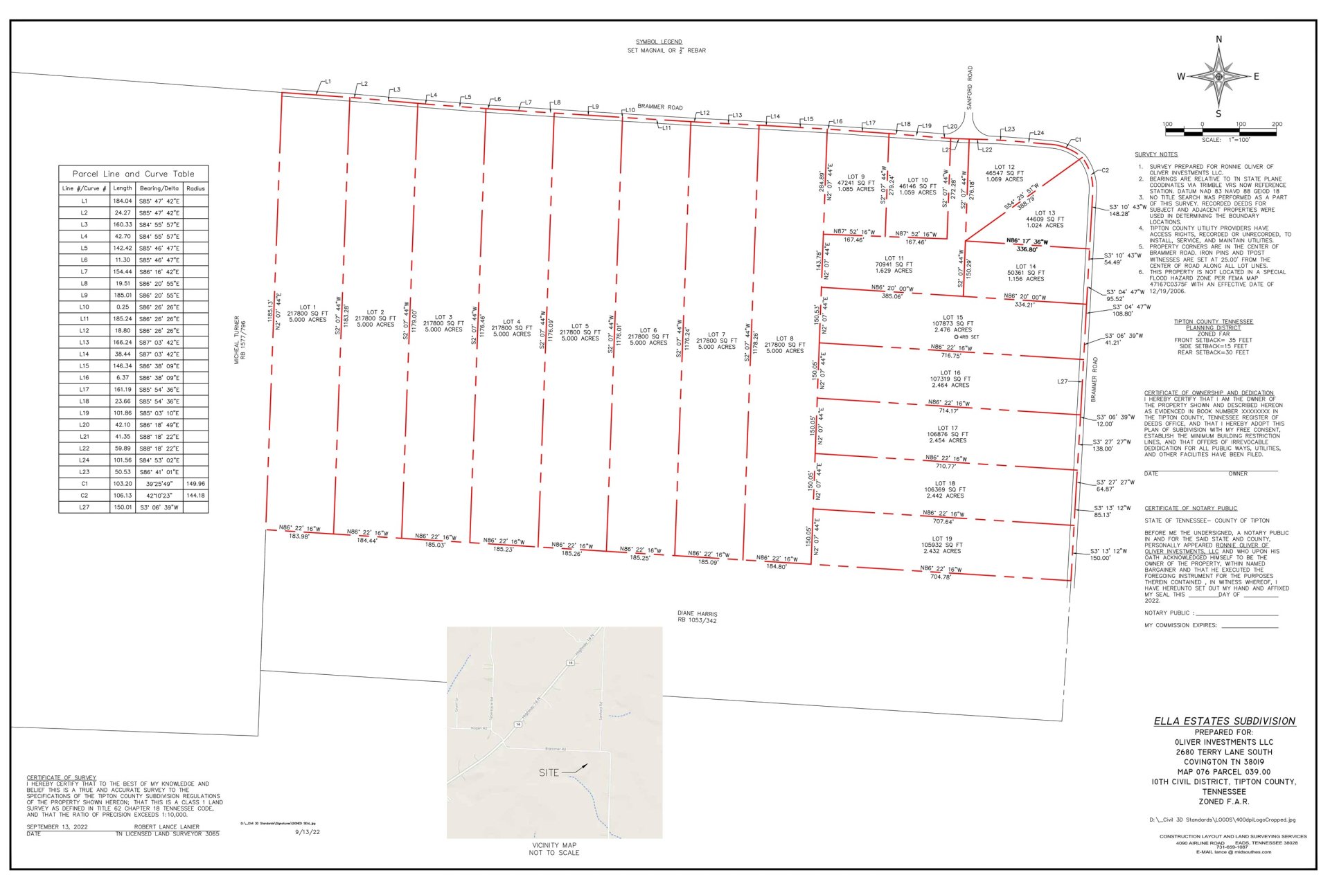 LOT 1 BRAMMER, Mason, TN, 38049
