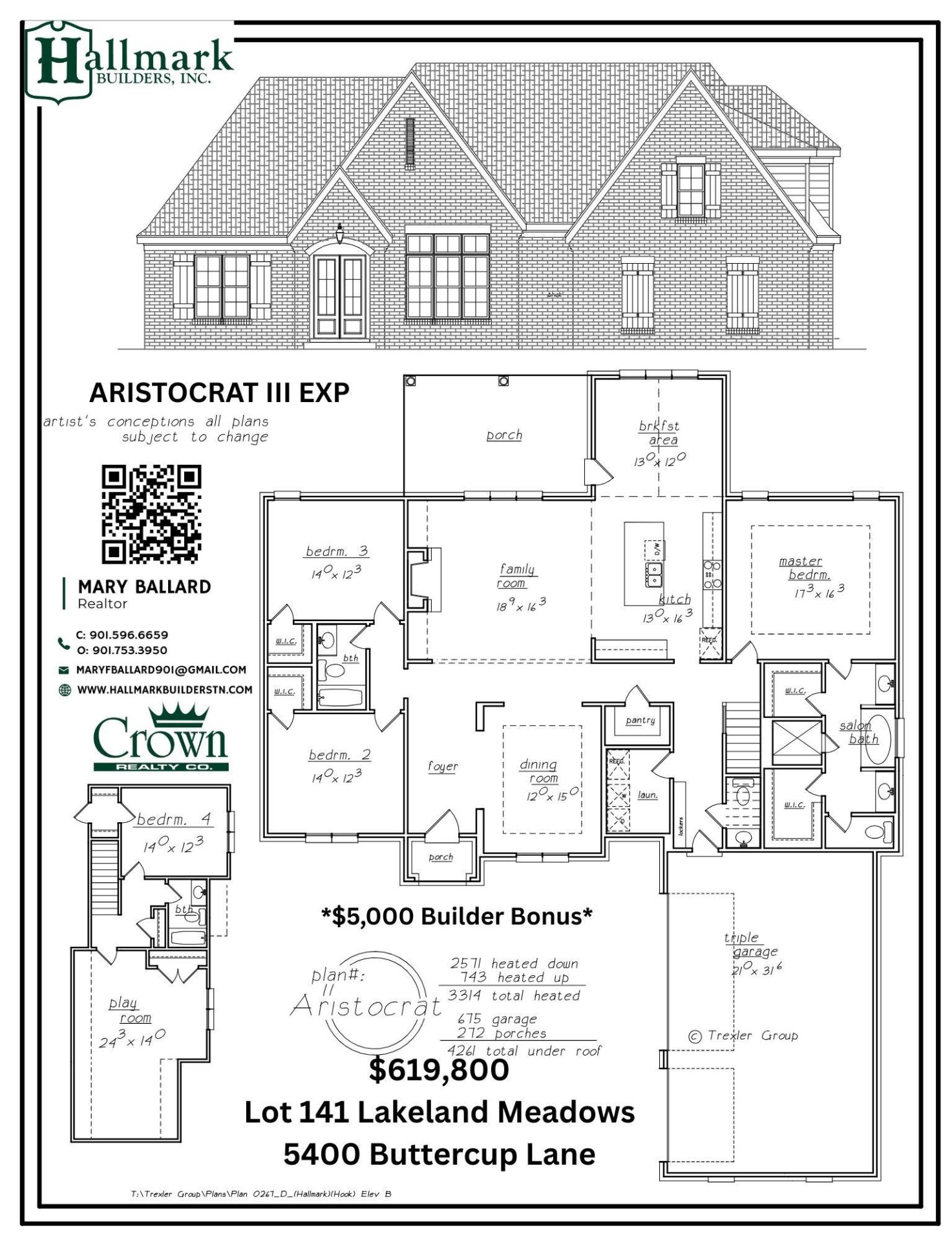 5400 BUTTERCUP, Lakeland, TN, 38002